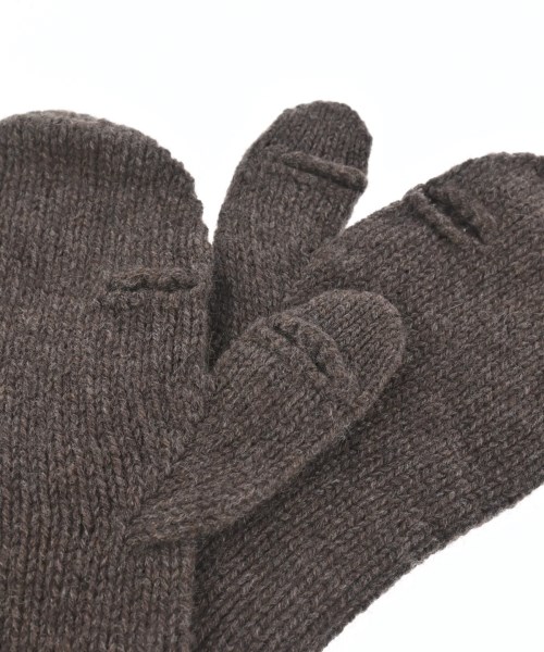 William Brunton Hand Knits（ウィリアムブラントンハンドニット）手袋 茶 サイズ:- メンズ/2200608446134