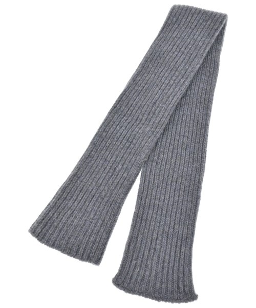 William Brunton Hand Knits(ウィリアムブラントンハンドニット)マフラー グレー サイズ:-/2200658758034
