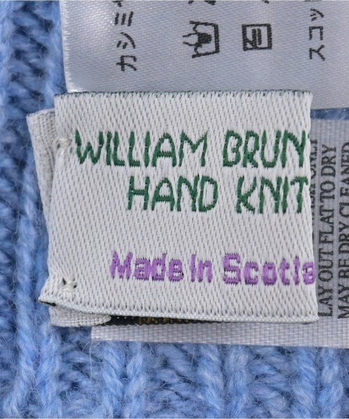 William Brunton Hand Knits（ウィリアムブラントンハンドニット）マフラー 青 サイズ:- レディース/2200658758041