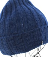 William Brunton Hand Knits（ウィリアムブラントンハンドニット）ニットキャップ・ビーニー 紺 サイズ:- レディース/2200723841043