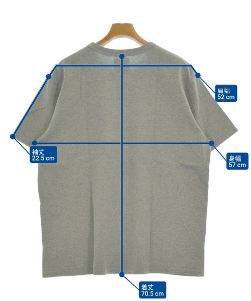 TACOMA FUJI RECORDS（タコマフジレコード）Tシャツ・カットソー グレー サイズ:XL メンズ/2200681747074