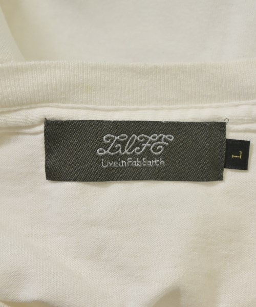 LIVE IN FAB EARTH（リブインファブアース）Tシャツ・カットソー 白 サイズ:L メンズ/2200646069029