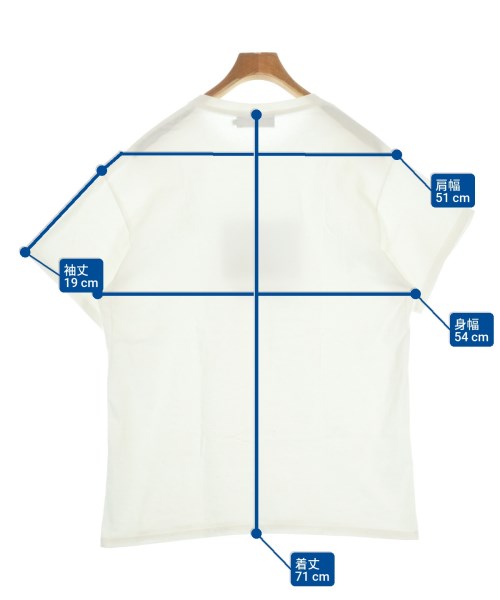 LIVE IN FAB EARTH（リブインファブアース）Tシャツ・カットソー 白 サイズ:L メンズ/2200646069029