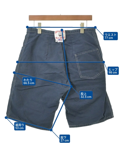 BIRDWELL（バードウェル）ショートパンツ 青 サイズ:30(M位) メンズ/2200613629102