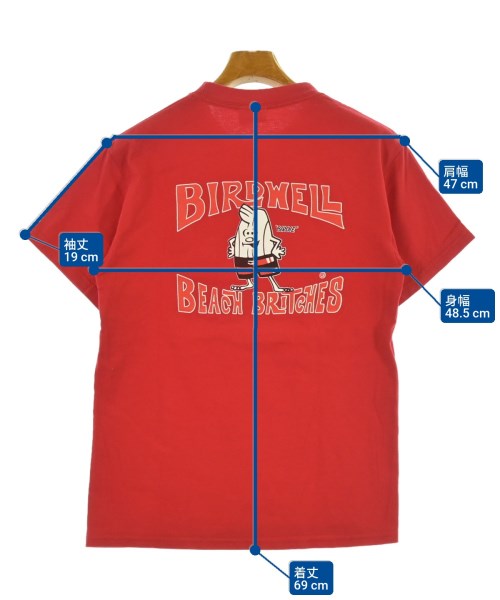 BIRDWELL（バードウェル）Tシャツ・カットソー 赤 サイズ:S メンズ/2200661276150