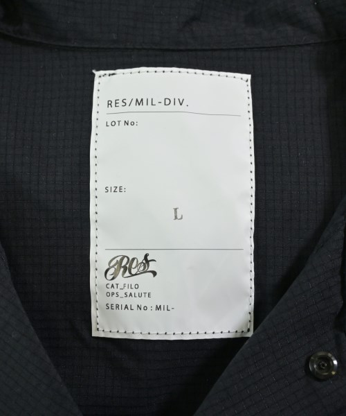 RES（アールイーエス）カジュアルシャツ 黒 サイズ:L メンズ/2200655258018