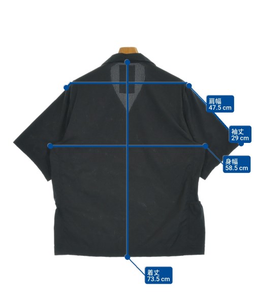 RES（アールイーエス）カジュアルシャツ 黒 サイズ:L メンズ/2200655258018