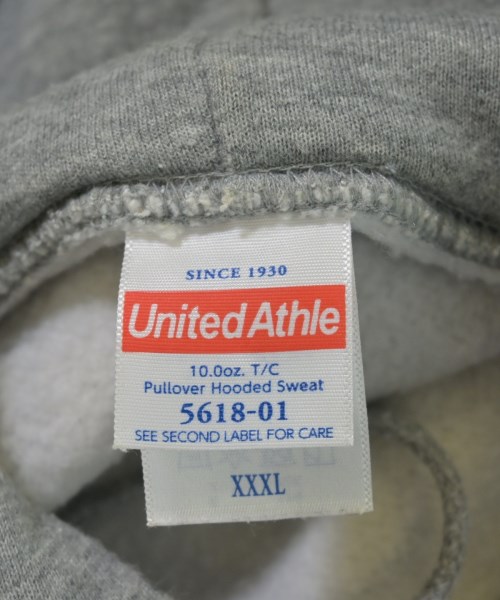 UnitedAthle（ユナイテッドアスレ）パーカー グレー サイズ:XXXL メンズ/2200683114171