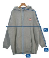 UnitedAthle（ユナイテッドアスレ）パーカー グレー サイズ:XXXL メンズ/2200683114171