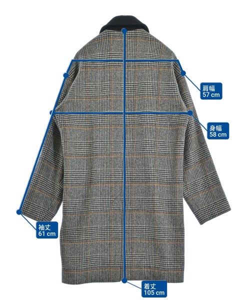 liberum arbitrium（リベルムアルビトリウム）ステンカラーコート 黒 サイズ:2(M位) メンズ/2200672106033