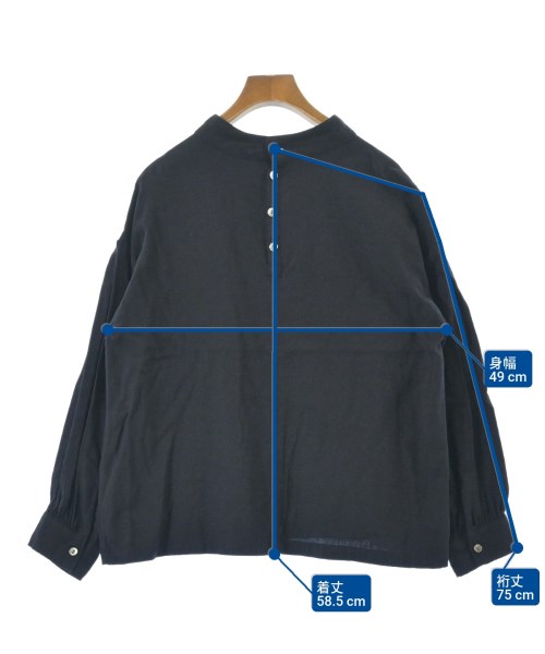 Artwork Blue（アートワークブルー）カジュアルシャツ 紺 サイズ:F レディース/2200650588059