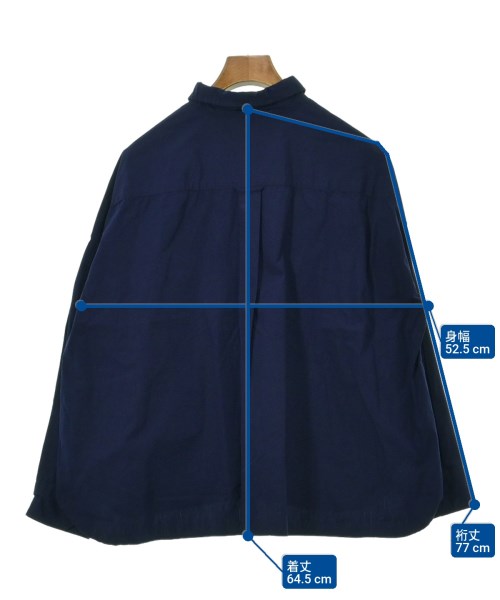 Artwork Blue（アートワークブルー）カジュアルシャツ 紺 サイズ:F レディース/2200650588080