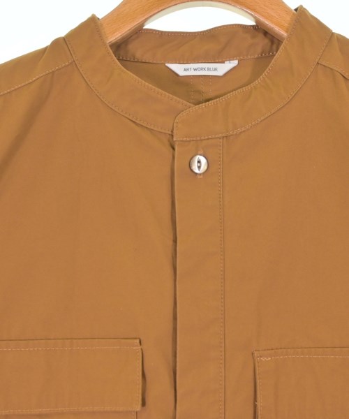 Artwork Blue（アートワークブルー）シャツワンピース 茶 サイズ:F レディース/2200650588127