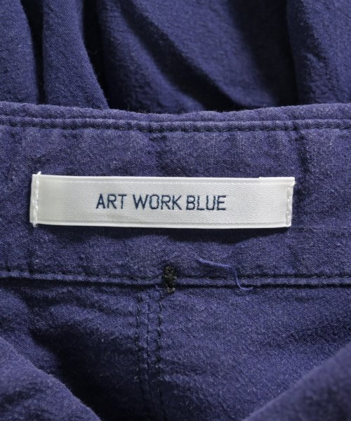 Artwork Blue（アートワークブルー）シャツワンピース 紺 サイズ:F レディース/2200709456032