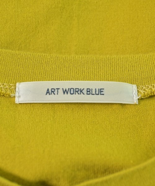 Artwork Blue（アートワークブルー）カーディガン 黄 サイズ:F レディース/2200709456049
