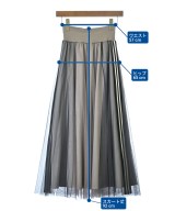 MONiLE（モニーレ）ロング・マキシ丈スカート グレー サイズ:-(XS位) レディース/2200679074212