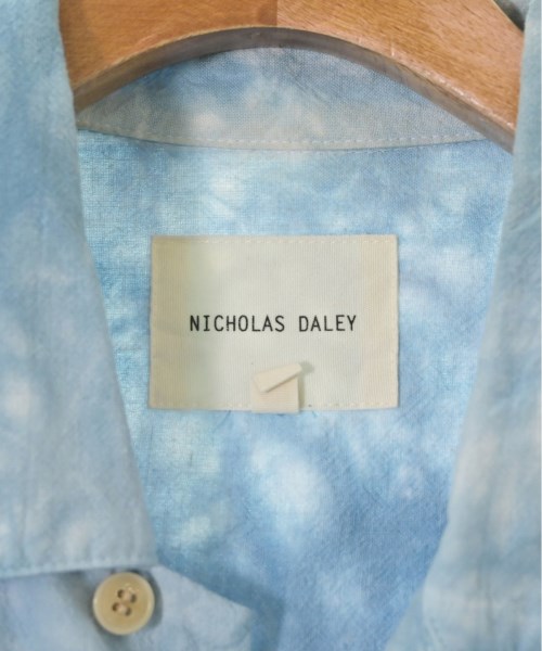 NICHOLAS DALEY カジュアルシャツ 38(M位) 青