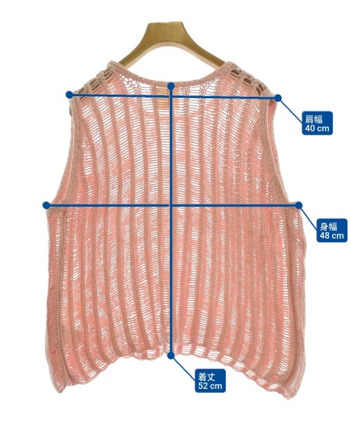 NICHOLAS DALEY（ニコラスデイリー）ベスト ピンク サイズ:M メンズ/2200651390040
