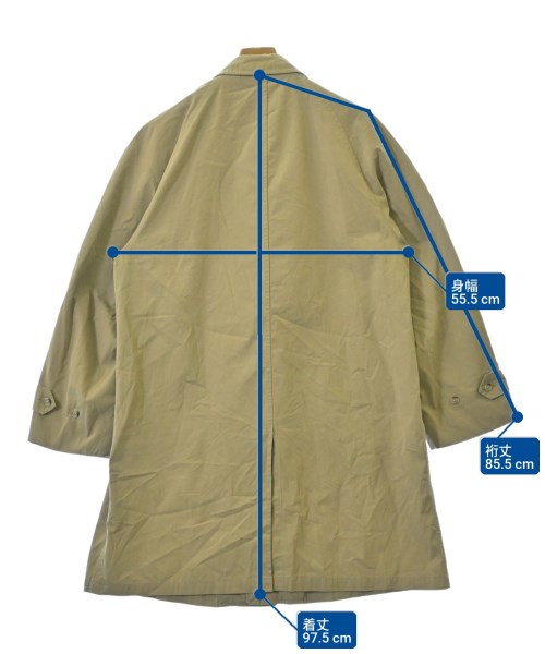 London Fog（ロンドンフォグ）ステンカラーコート ベージュ サイズ:36(M位) メンズ/2200637341110