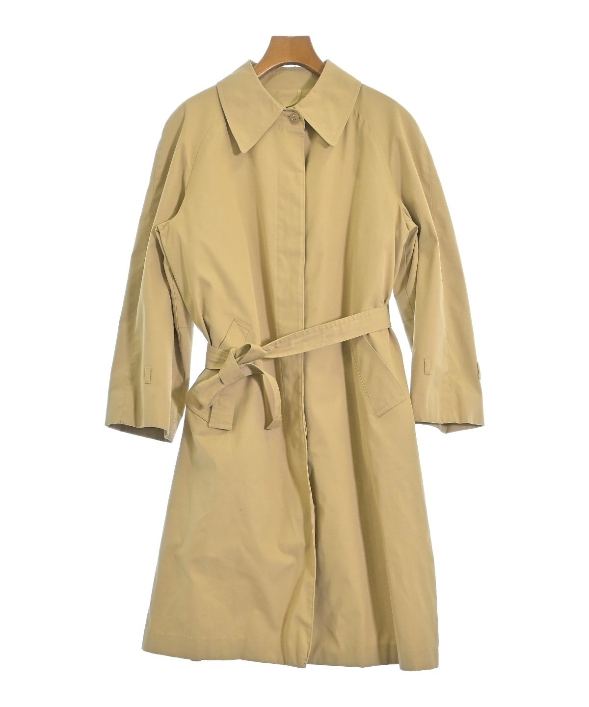 ☆極美品☆London Fog ロングステンカラーコート 花柄　ヴィンテージ 最終売り尽し】レディース 古着 80s USA製 LONDONFOG 裏地 花柄