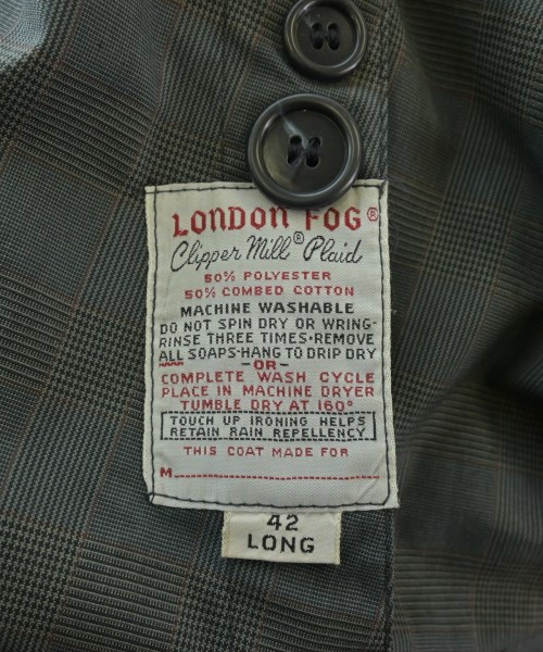 London Fog（ロンドンフォグ）ステンカラーコート グレー サイズ:-(M位) メンズ/2200676658026