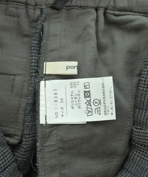 PORTCROS（ポートクロス）スラックス グレー サイズ:38(M位) レディース/2200666930064