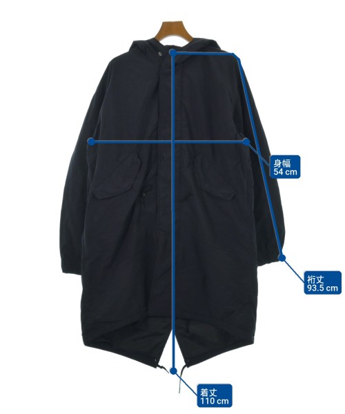 1906 by GYMPHLEX（１９０６バイジムフレックス）モッズコート 紺 サイズ:3(L位) メンズ/2200645562057