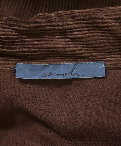 Semoh（セモー）カジュアルシャツ 茶 サイズ:2(M位) メンズ/2200645321043