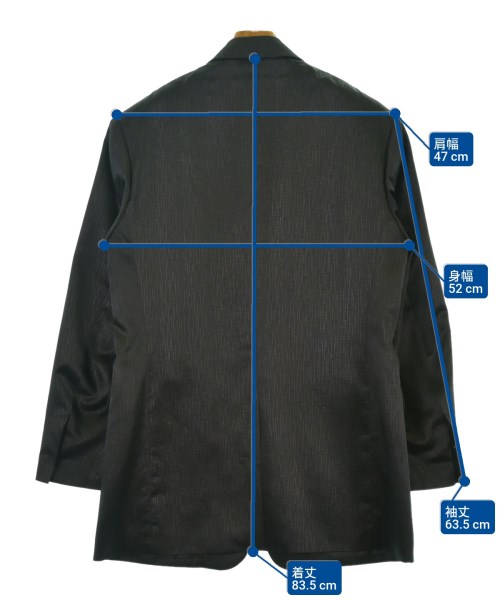 Semoh（セモー）テーラードジャケット 黒 サイズ:1(S位) メンズ/2200652990119