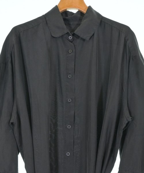 private0204（プライベート０２０４）シャツワンピース 黒 サイズ:1(S位) レディース/2200610778087