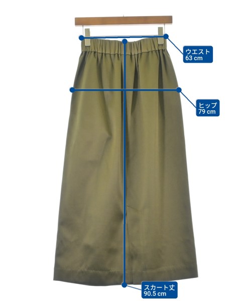 humoresque（ユーモレスク）ロング・マキシ丈スカート カーキ サイズ:36(S位) レディース/2200675633048