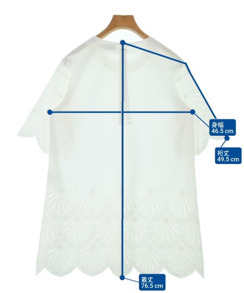 NEMIKA（ネミカ）ブラウス 白 サイズ:9(M位) レディース/2200629373105