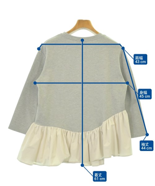 NEMIKA（ネミカ）Tシャツ・カットソー グレー サイズ:0(XS位) レディース/2200720671179