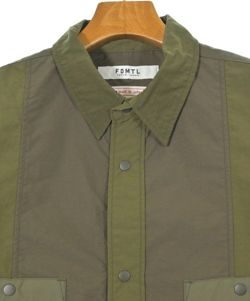 FDMTL（ファンダメンタル）カジュアルシャツ カーキ サイズ:4(XL位) メンズ/2200636056060