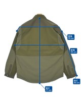 FDMTL（ファンダメンタル）カジュアルシャツ カーキ サイズ:4(XL位) メンズ/2200636056060