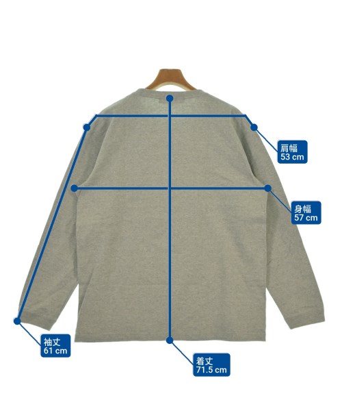 FDMTL（ファンダメンタル）Tシャツ・カットソー グレー サイズ:4(XL位) メンズ/2200637617079