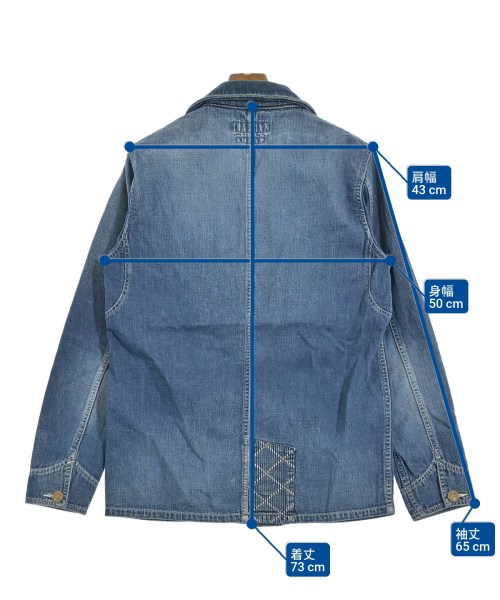 FDMTL（ファンダメンタル）カジュアルジャケット 紺 サイズ:2(M位) メンズ/2200630482018