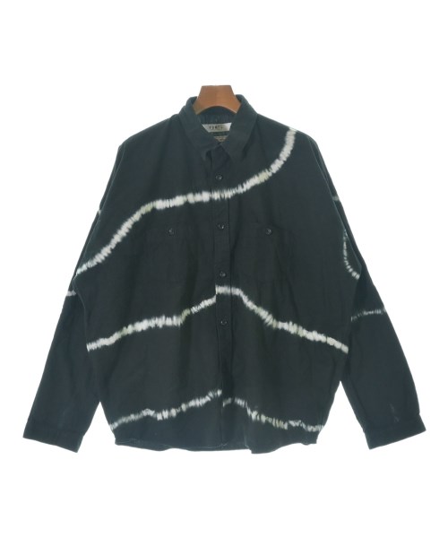 FDMTL(ファンダメンタル)カジュアルシャツ 黒 サイズ:3(L位)/2200680994035