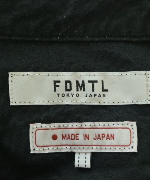 FDMTL（ファンダメンタル）カジュアルシャツ 黒 サイズ:3(L位) メンズ/2200680994035