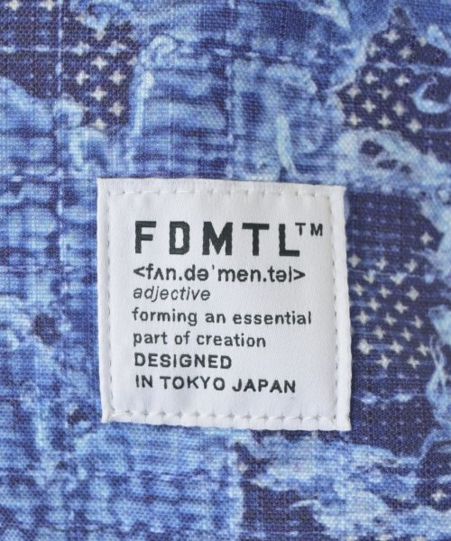 FDMTL（ファンダメンタル）トートバッグ 青 サイズ:- メンズ/2200645864021