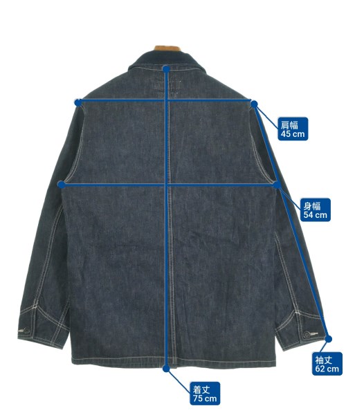 FDMTL（ファンダメンタル）デニムジャケット 紺 サイズ:2(M位) メンズ/2200647059012