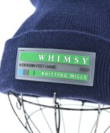 WHIMSY（ウィムジー）ニットキャップ・ビーニー 紺 サイズ:- メンズ/2200618638383