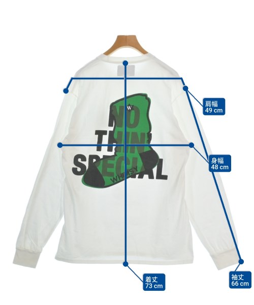 WHIMSY（ウィムジー）Tシャツ・カットソー 白 サイズ:L メンズ/2200661674093