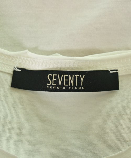 SEVENTY SERGIO TEGON （セヴンティセルジオテゴン）Tシャツ・カットソー 白 サイズ:40(M位) レディース/2200598287106