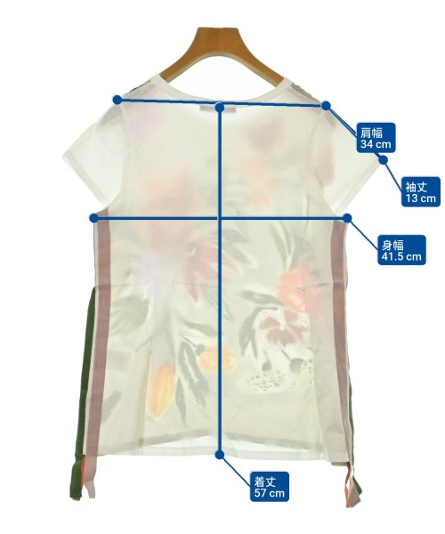 SEVENTY SERGIO TEGON （セヴンティセルジオテゴン）Tシャツ・カットソー 白 サイズ:40(M位) レディース/2200598287106