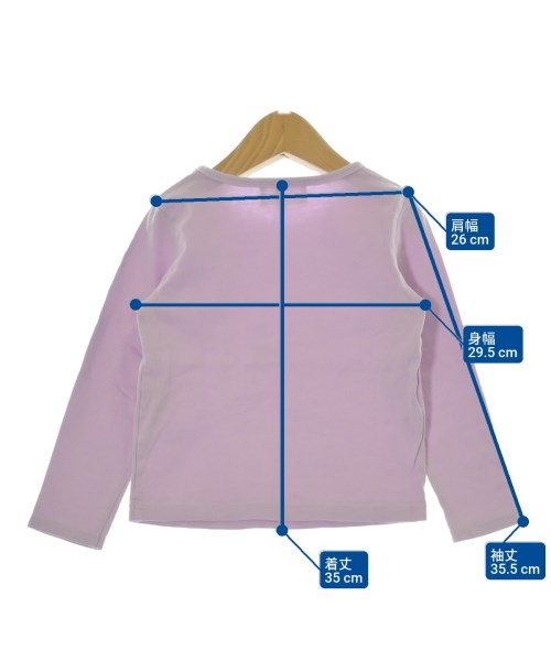 KUMIKYOKU PRIER（クミキョクプリエ）Tシャツ・カットソー 紫 サイズ:110(5T-6T) キッズ/2200674732131