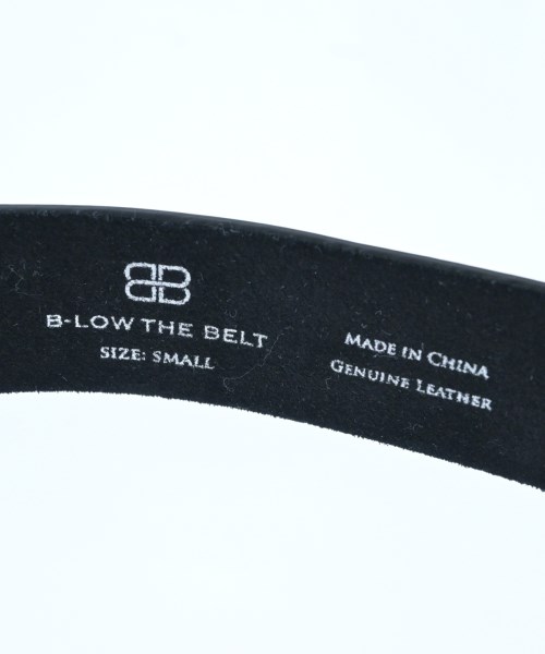 B-LOW THE BELT（ビーロウザベルト）ベルト 黒 サイズ:- レディース/2200683610239