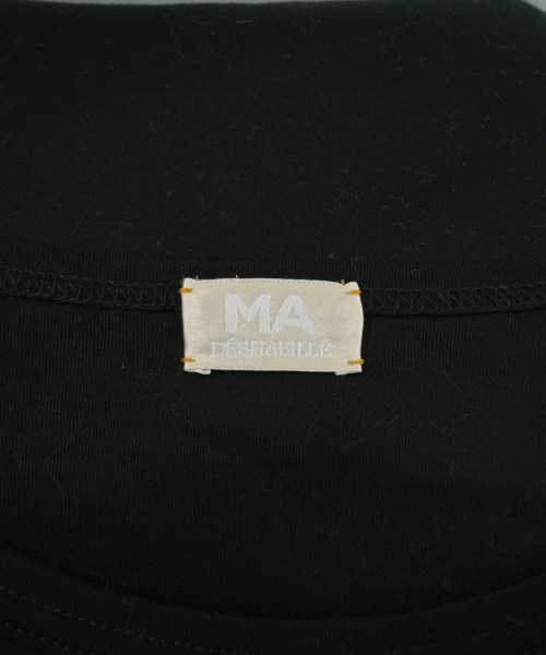 MA Deshabille（エムエーデザビエ）Tシャツ・カットソー 黒 サイズ:44(XL位) レディース/2200610960130