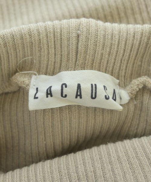 LACAUSA（ラアカウサ）ニット・セーター ベージュ サイズ:S レディース/2200629488014