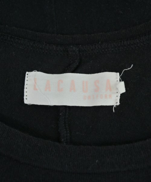 LACAUSA（ラアカウサ）Tシャツ・カットソー 黒 サイズ:XS レディース/2200719337062